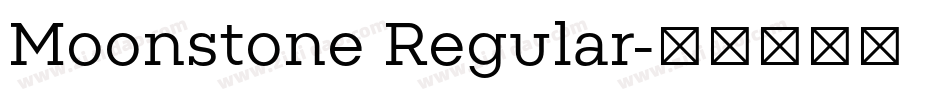 Moonstone Regular字体转换
